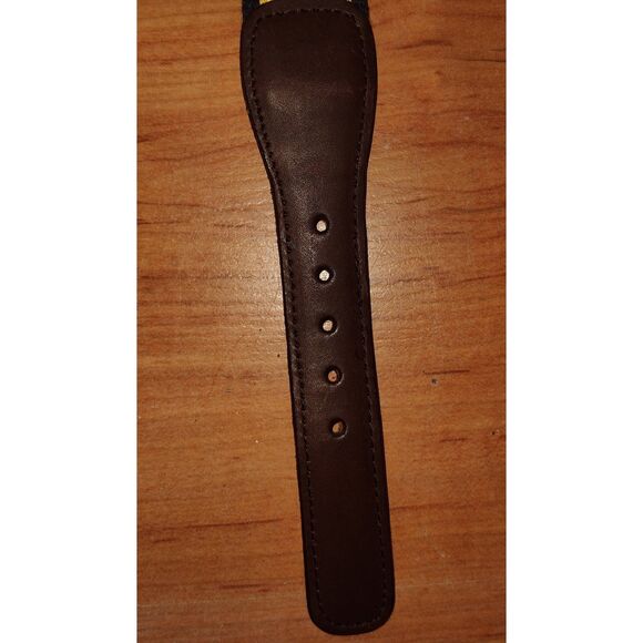 Novelty adjustable belt vintage Alynn yellow/black background Hawaiian shirt sal - Picture 4 of 6